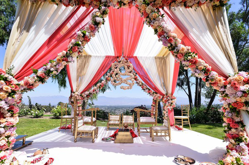 Outdoor wedding venue