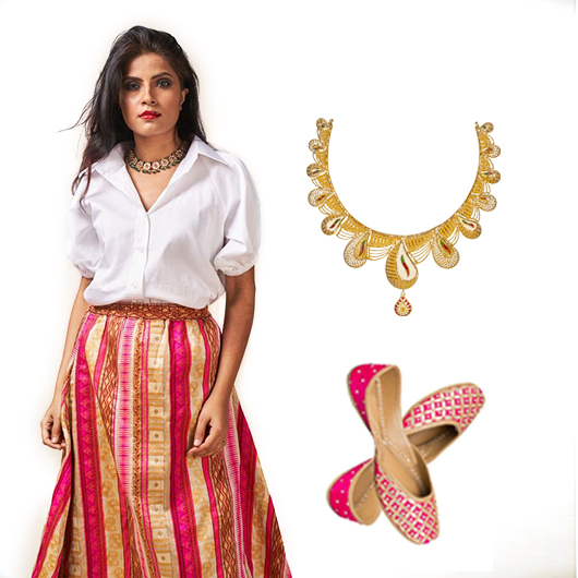 Necklace with Shirt