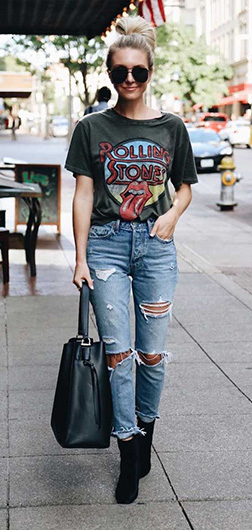 Fashionable Denims - high waist jeans